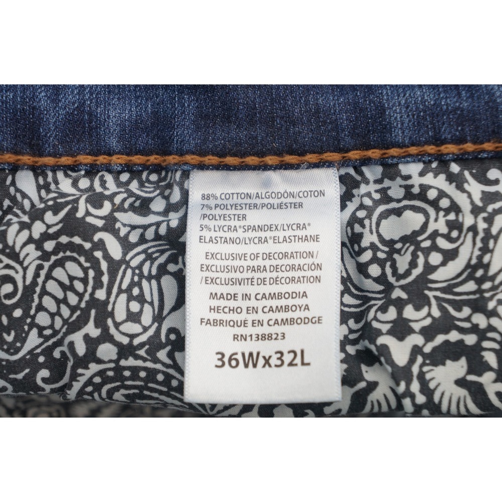 Cody James Jeans 36x32 Blue Core Bootcut Stretch Denim Excellent - Picture 5 of 5